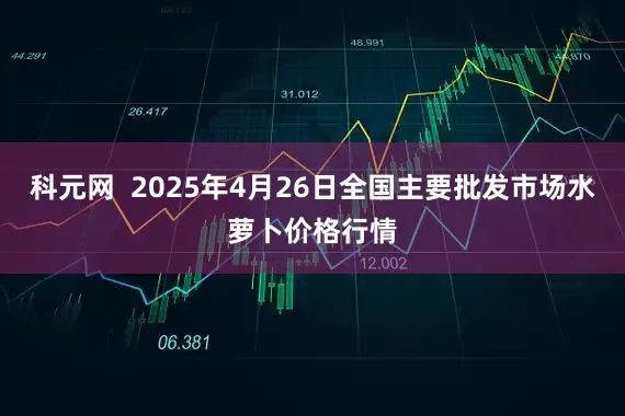 科元网  2025年4月26日全国主要批发市场水萝卜价格行情