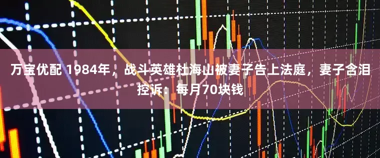 万宝优配 1984年，战斗英雄杜海山被妻子告上法庭，妻子含泪控诉：每月70块钱